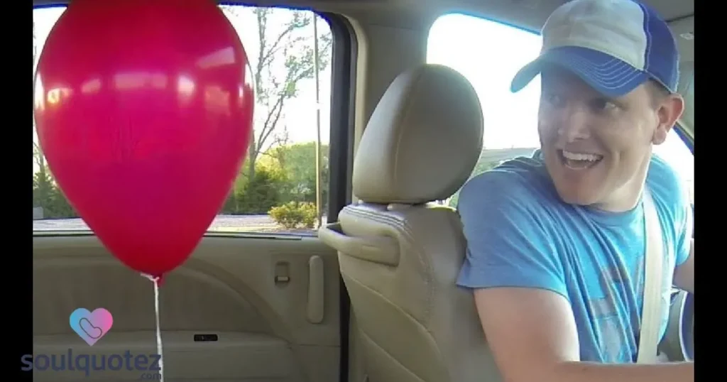 Balloons Inside Car 