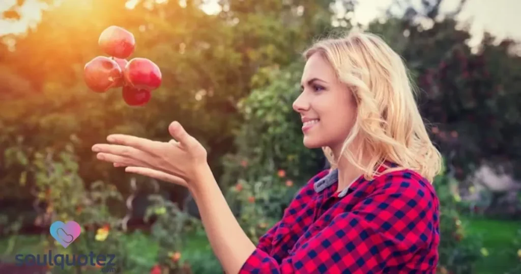 Juggling fruit!"