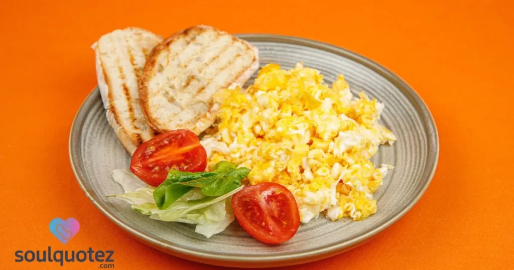 Scrambled egg.